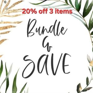 20% off when 3 items bundled